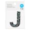 12 Pack: Black AB Letter Bling Sticker by Recollections®